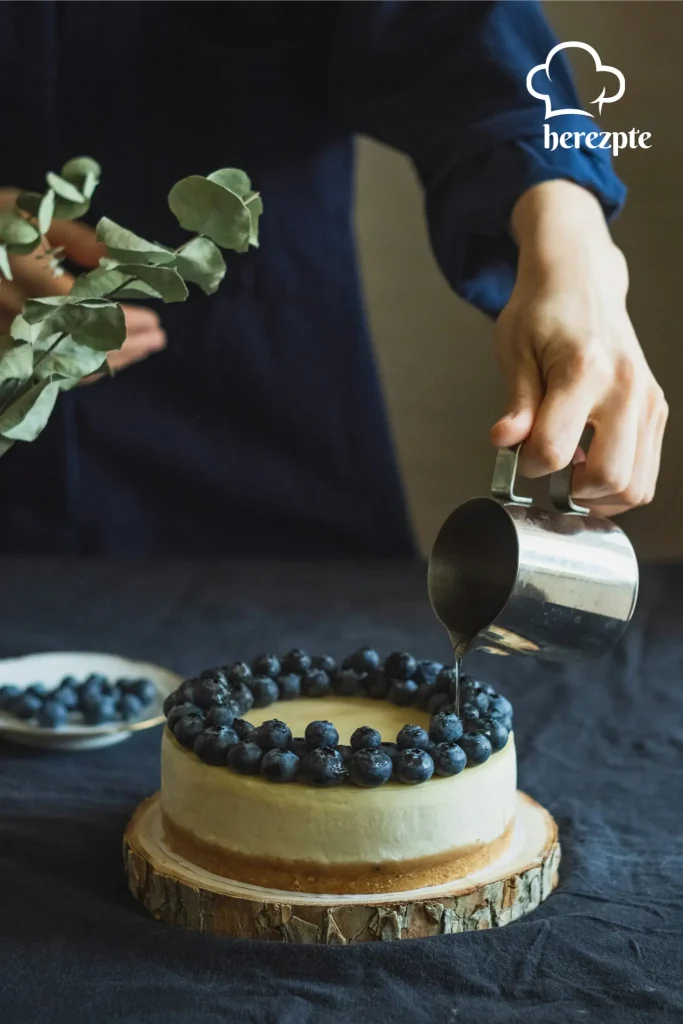 Käsekuchen ohne Boden