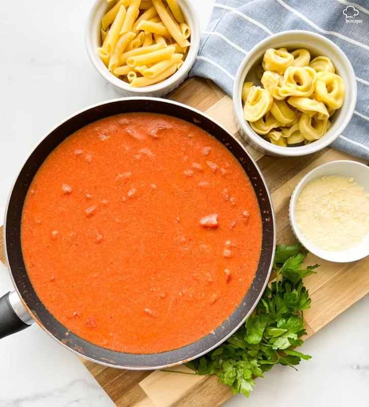 Tomaten-Sahne-Sauce