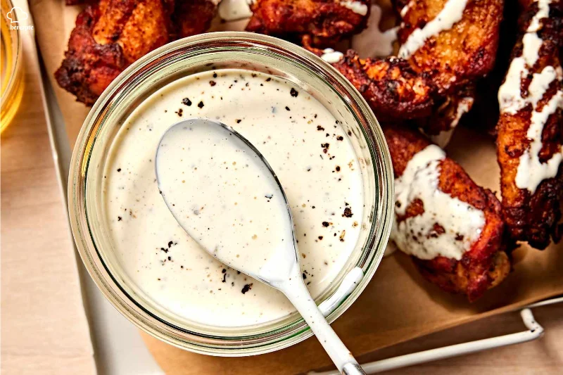 weiße BBQ-Sauce